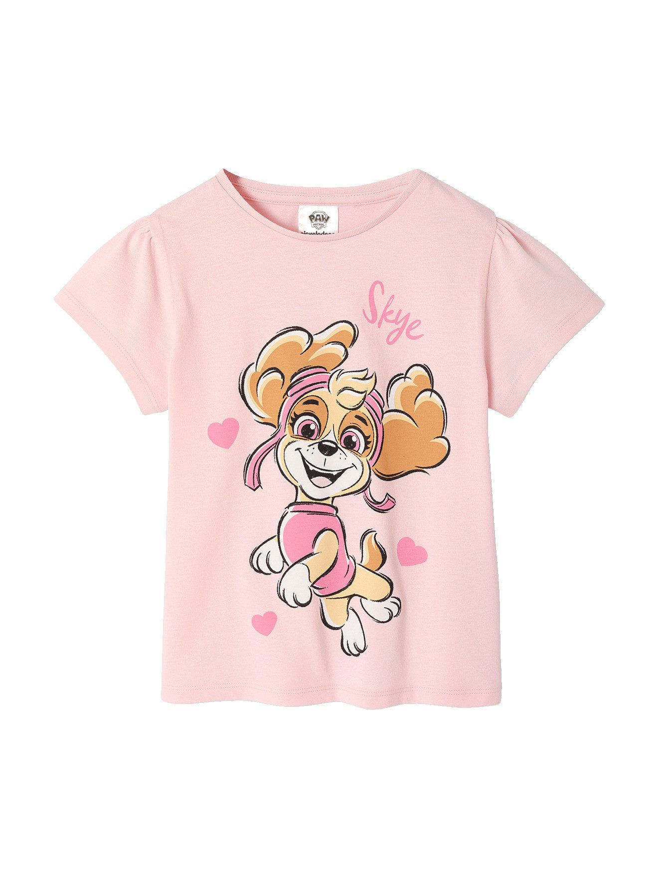 Kurzarmshirt Kinder T-Shirt mit Skye-Motiv PAW PATROL