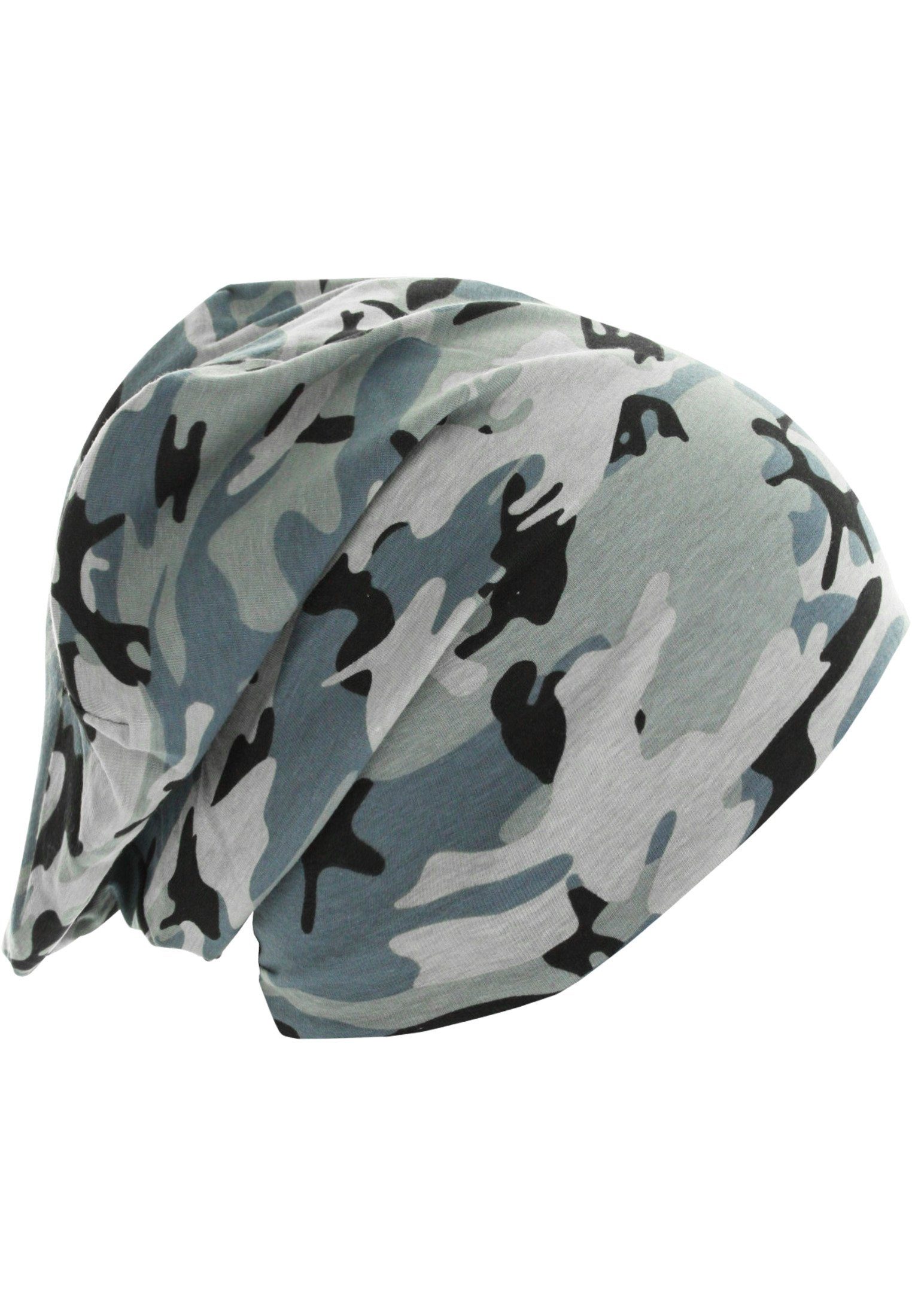 Accessoires MSTRDS Jersey Beanie greencamouflage/charcoal Beanie (1-St) Printed