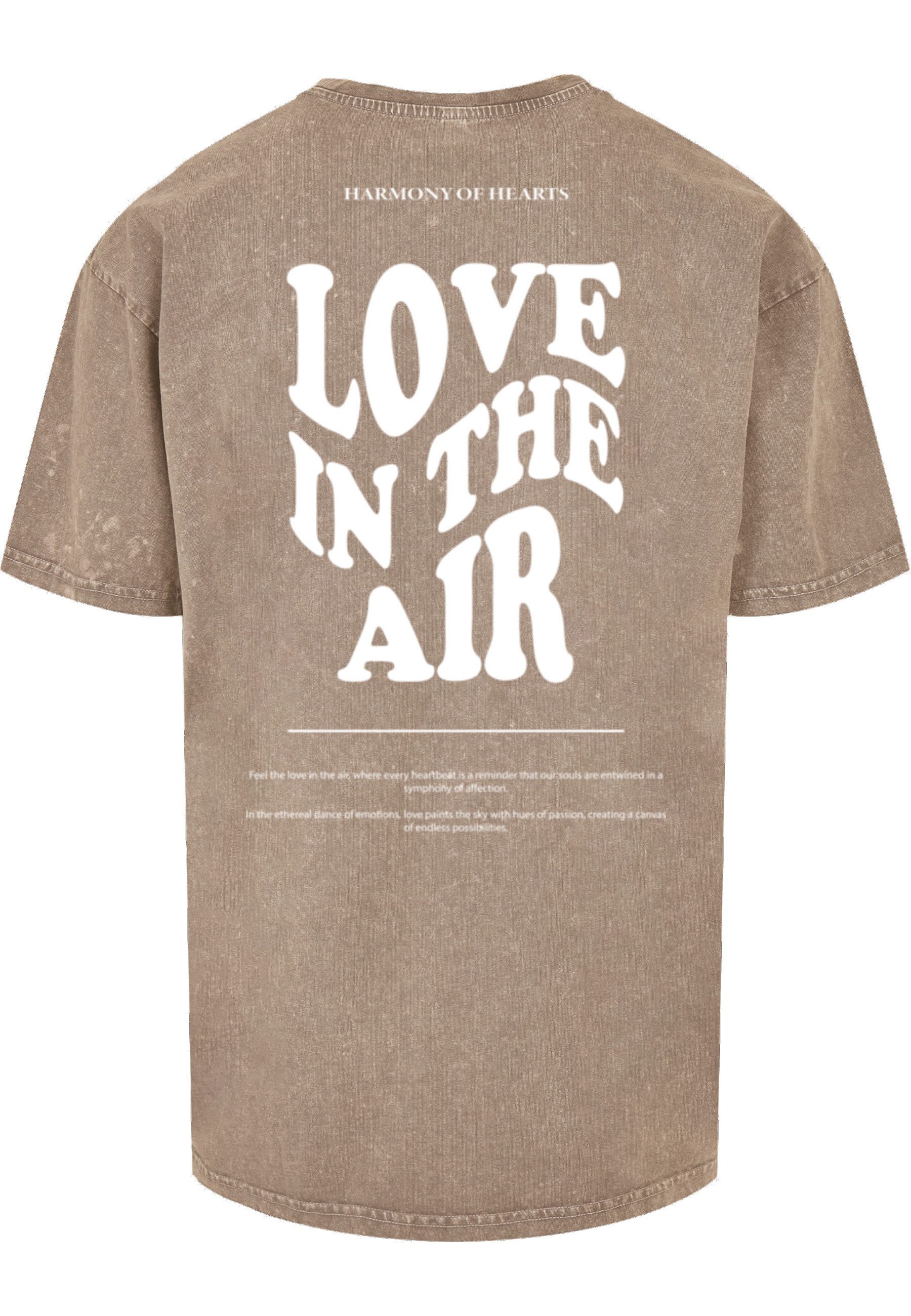 Merchcode T-Shirt Merchcode Herren Love In The Air Acid Washed Heavy Oversi günstig online kaufen