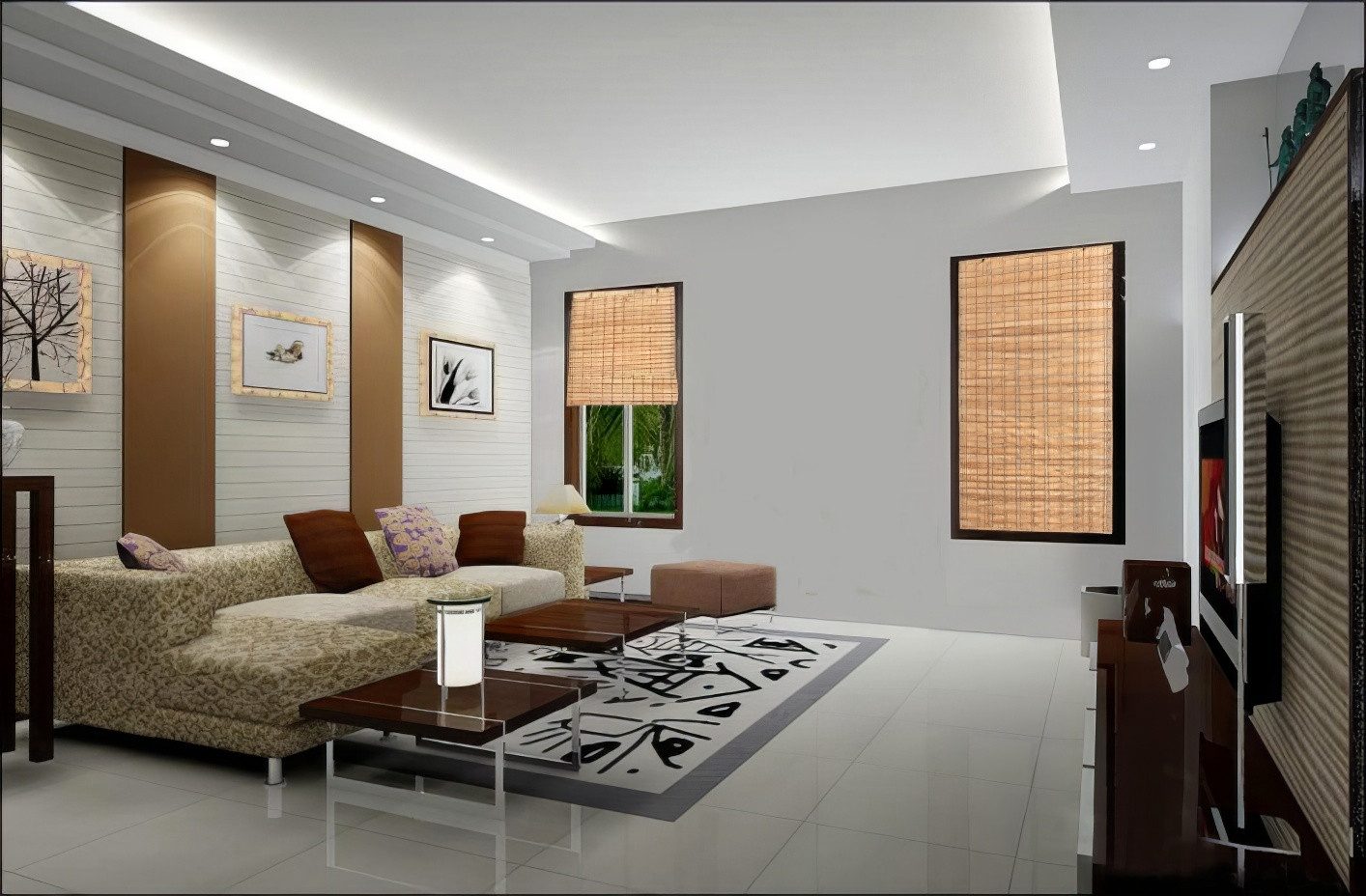 Rollo Bambus Rollo Raffrollo Faltbehang Sonnenschutz, Yudu günstig online kaufen