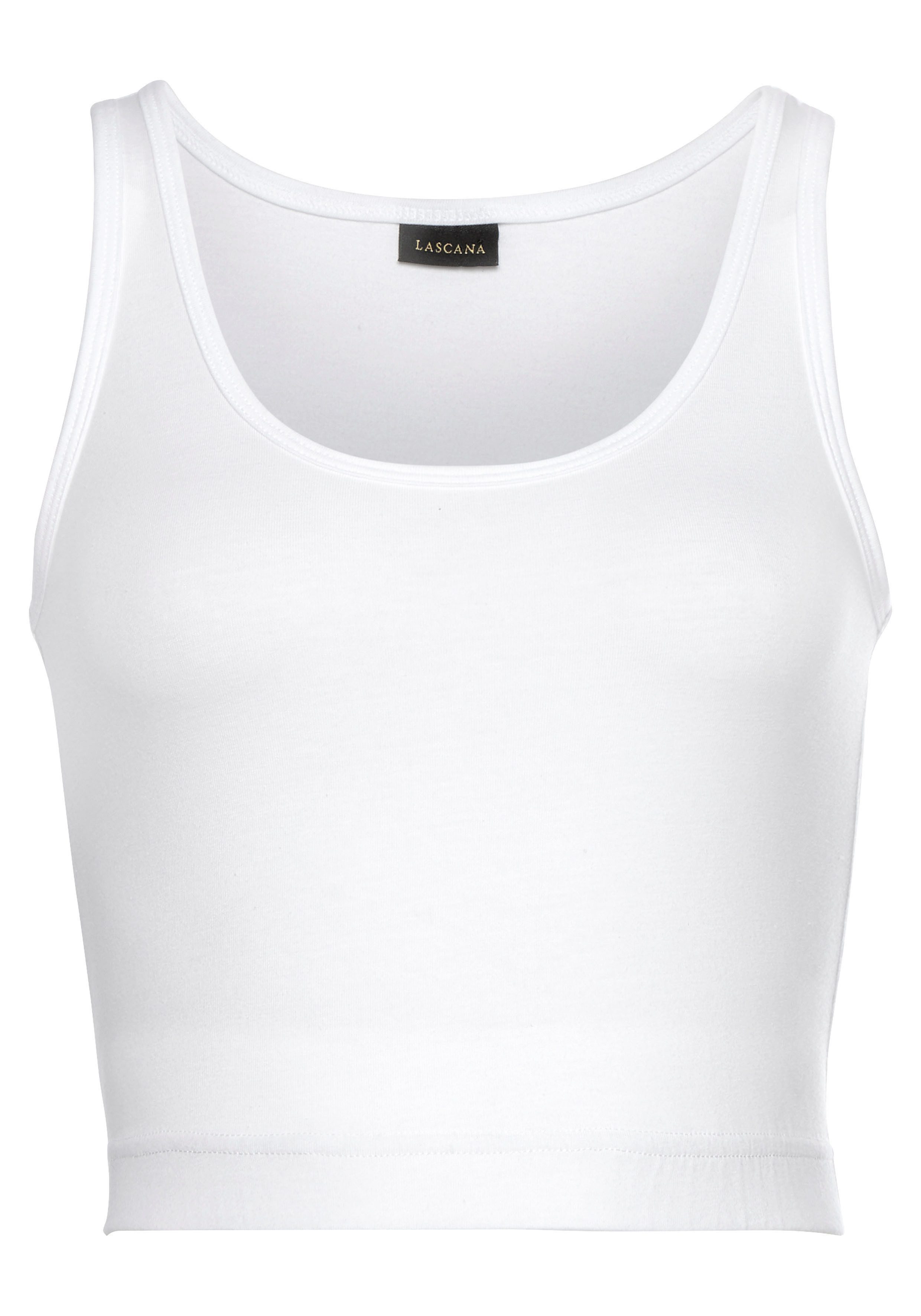 LASCANA ACTIVE Sporttop Crop-Top mit breiten günstig online kaufen