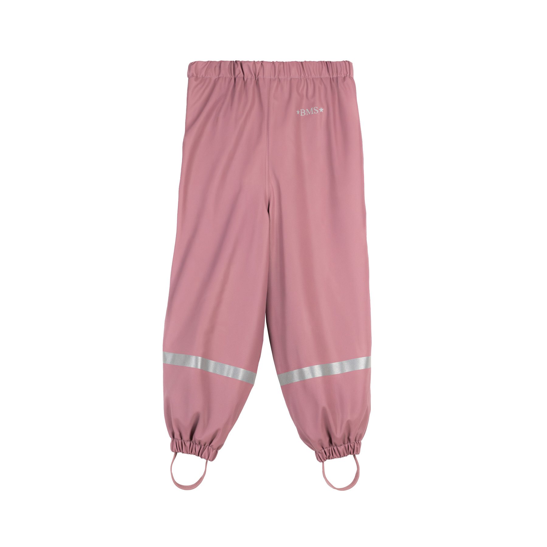 BMS Regen- und Matschhose mit Fleece gefütterte Thermo-Regenbundhose mit elastischem Bund – Bild 2 von 3