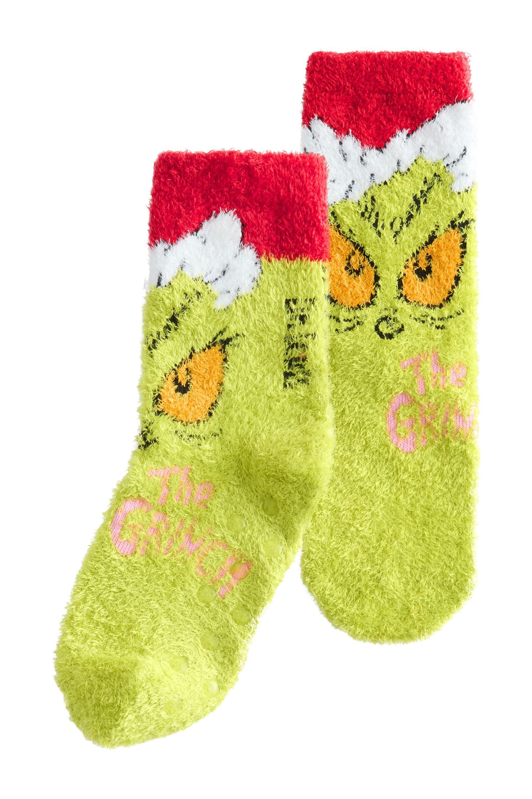 Next Мягкие носочки Bequeme Носки mit Weihnachtsmotiv, Grinch (1-Paar)