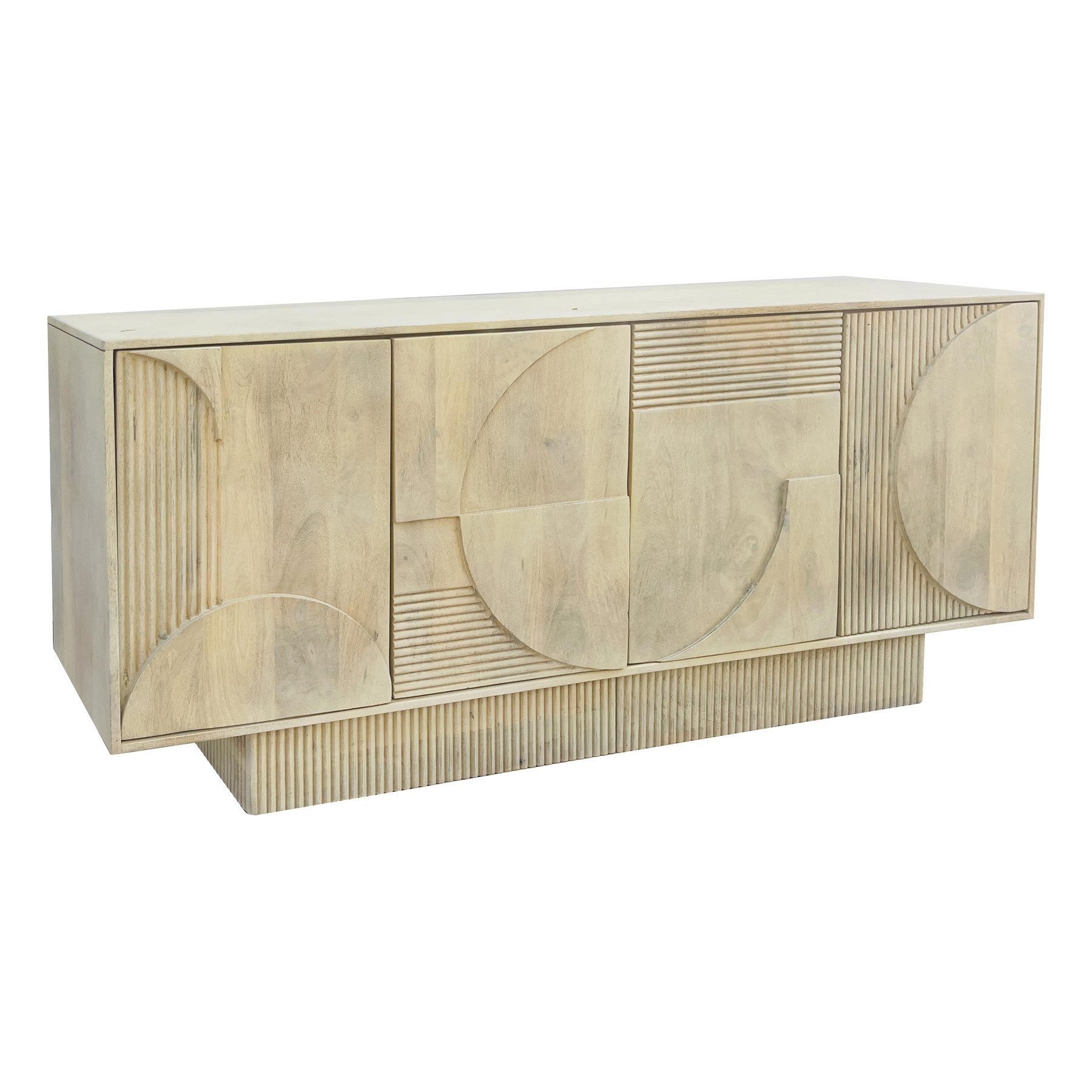 riess-ambiente Sideboard ART DECO 170 cm weiß – Mangoholz, günstig online kaufen