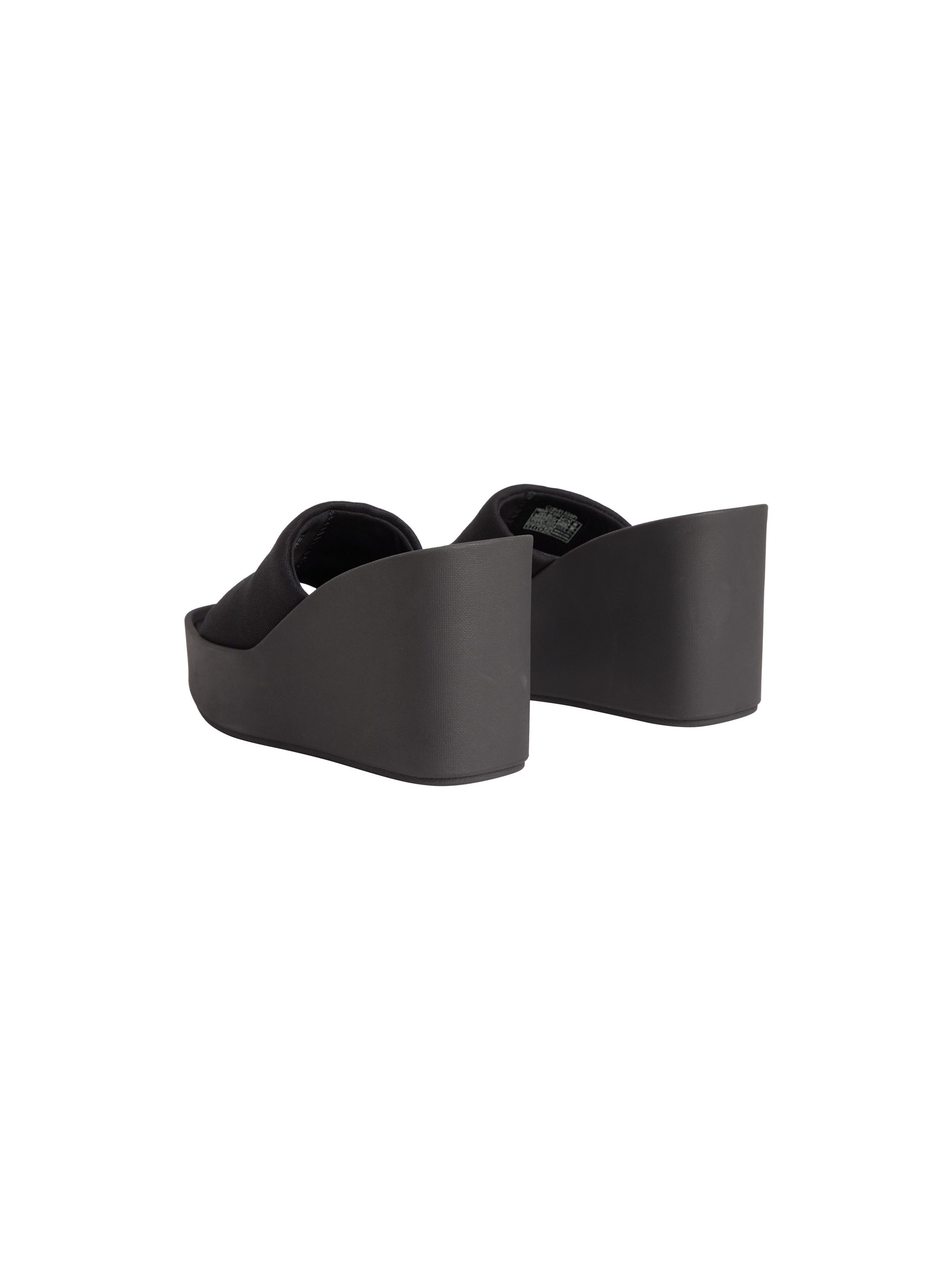 Calvin Klein WEDGE 70 SNDL CANV MG Keilpantolette Sommerschuh, Pantolette, günstig online kaufen