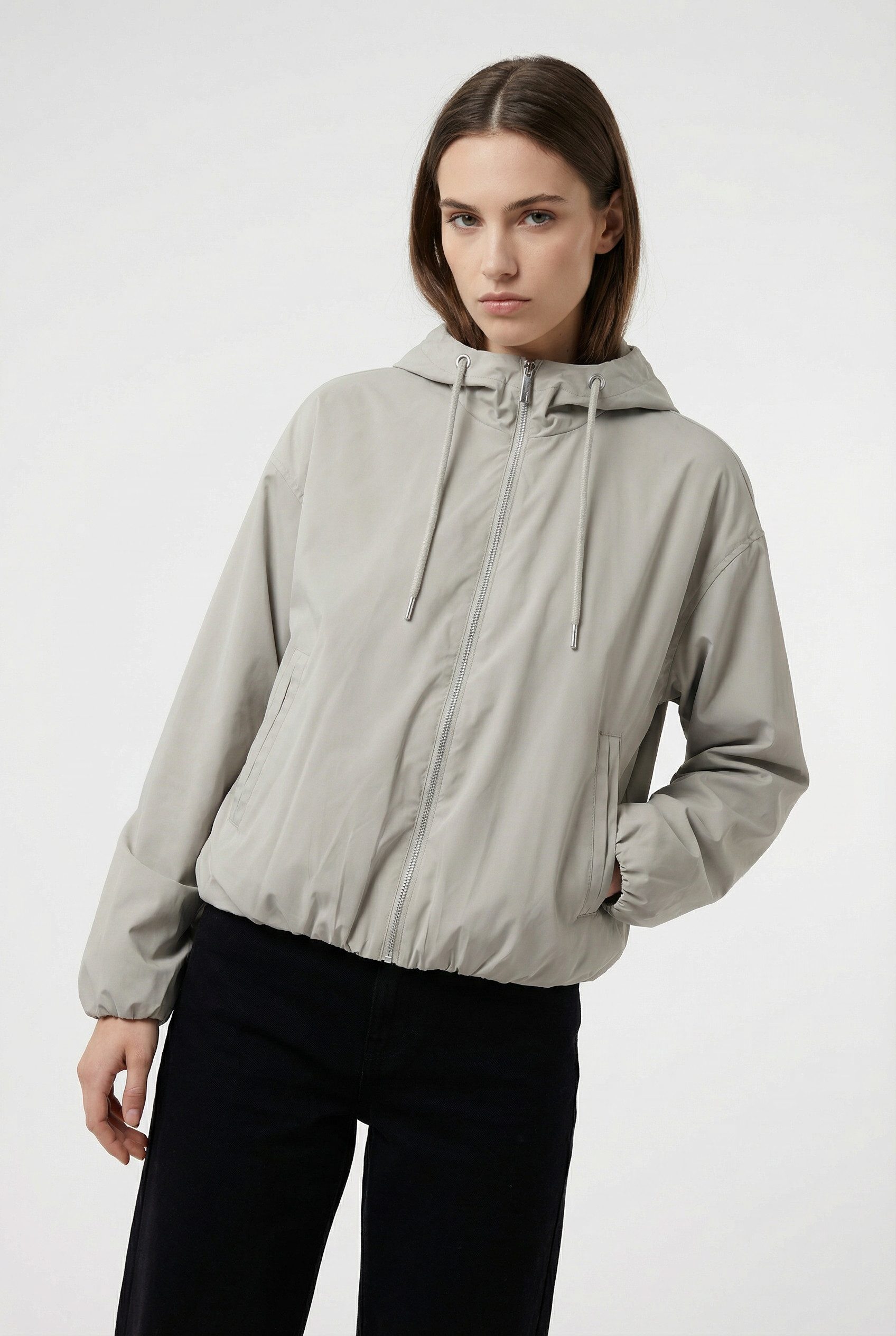 ONLY Outdoorjacke ONLCAMILLE SHORT JACKET CC OTW mit elastischem Bündchen