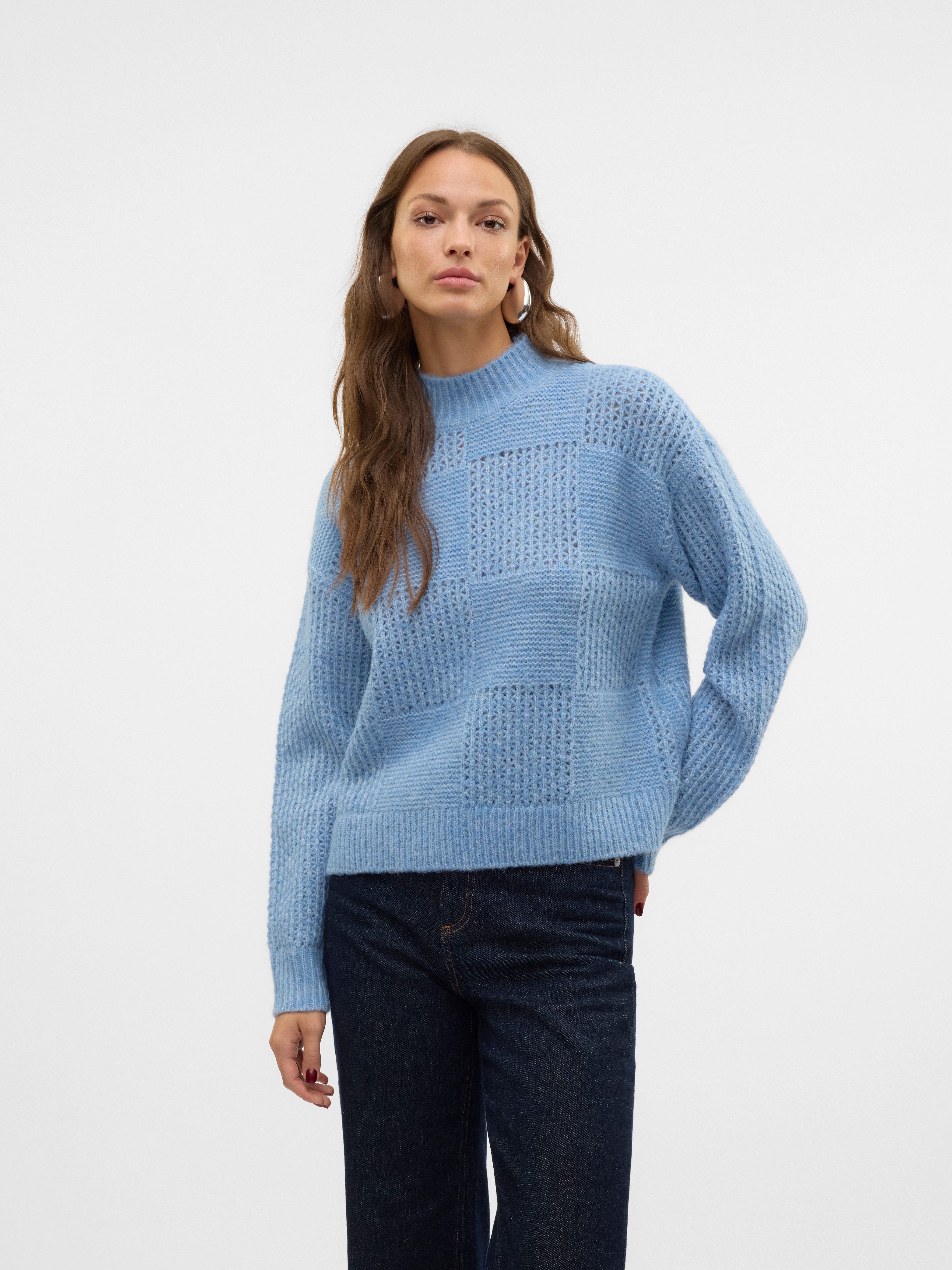 Vero Moda Strickpullover VMMOON LS HIGHNECK günstig online kaufen