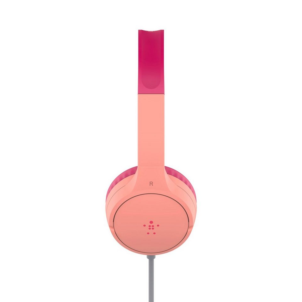 Belkin SOUNDFORM Mini On-Ear-Kopfhörer (kabelgebunden), Sichere Lautstärke  für Kinder: Gehörschutz durch Lautstärkebegrenzung auf 85 dB