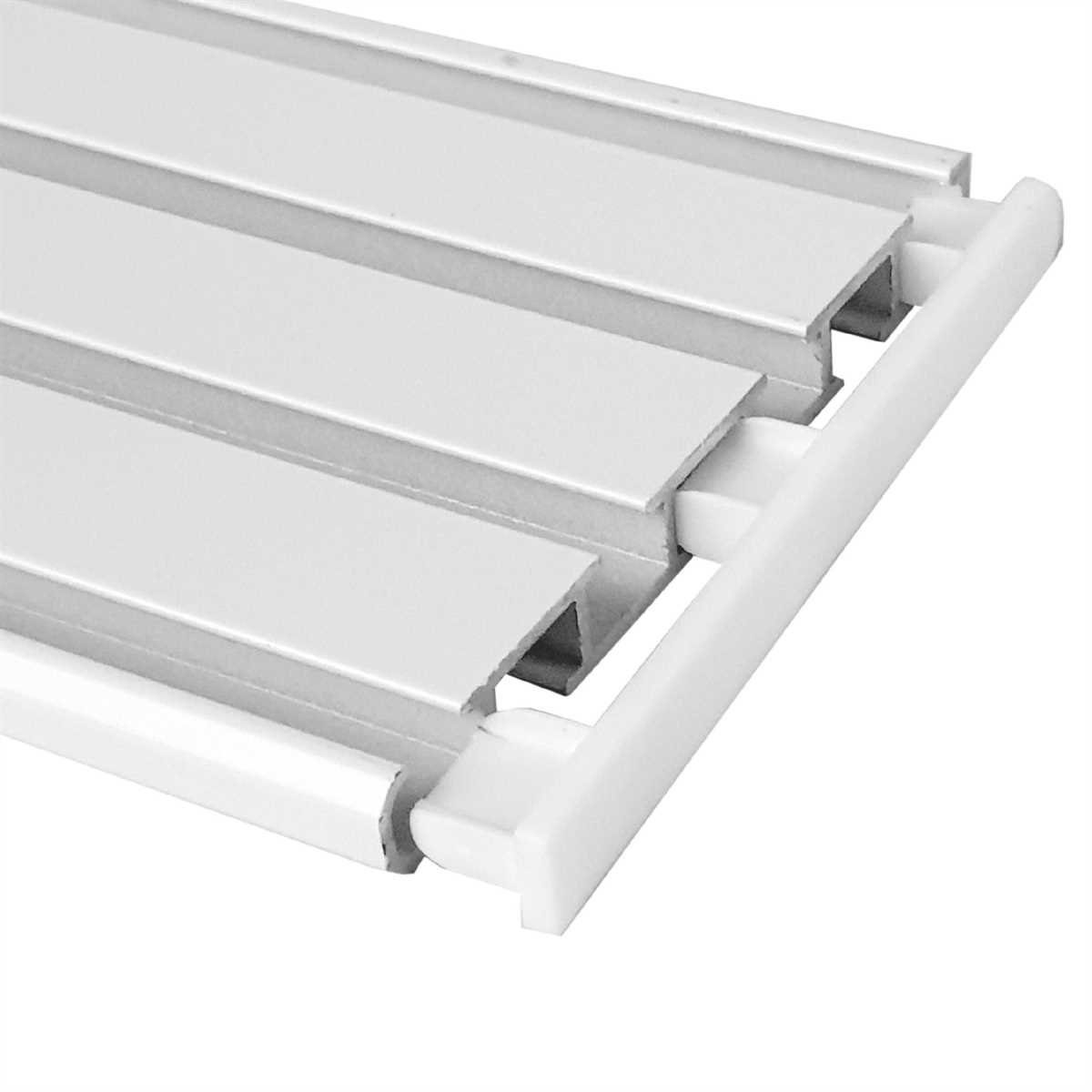 Bestlivings Gardinenschiene, 3/4-läufig, gesteckt, geklemmt, Kunststoff, ge günstig online kaufen