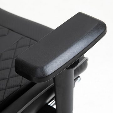 TRISENS Chefsessel »Harold« (1 Stück), Gaming Stuhl Chair Racing Chefsessel mit Fußstütze und ergonomsichen 4D-Armlehnen
