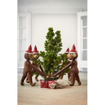 KAY BOJESEN Denmark Lernspielzeug Affe mit Weihnachtsmütze (2-teilig)