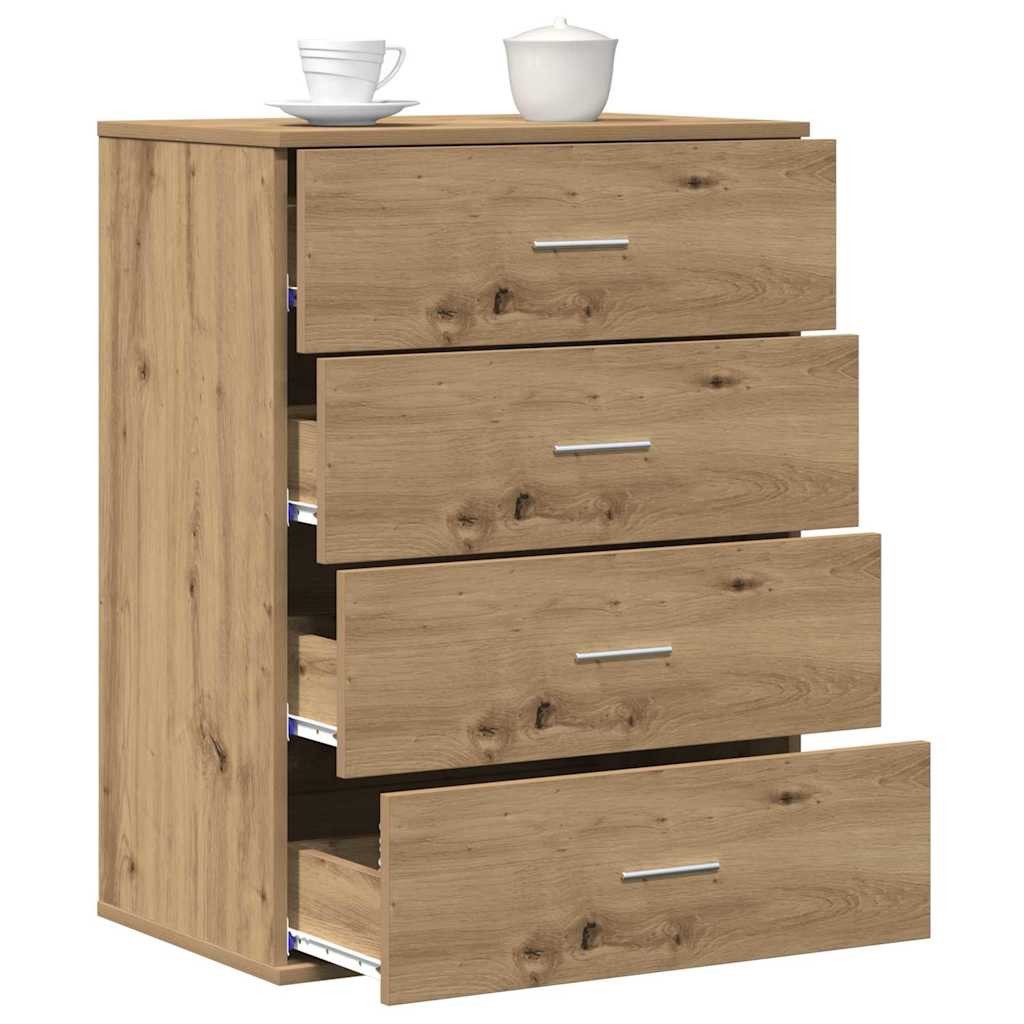 vidaXL Sideboard Sideboard Artisan-Eiche 60 x 39 x 80 cm Holzwerkstoff (1 S günstig online kaufen