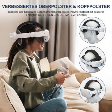 Welikera VR-Brille, 8000mAh faltbares Headset VR-Zubehör Virtual-Reality-Brille