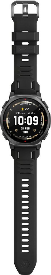 Amazfit T-Rex 3 Pro Smartwatch (Zepp OS), Hyrox Race Mode schwarz