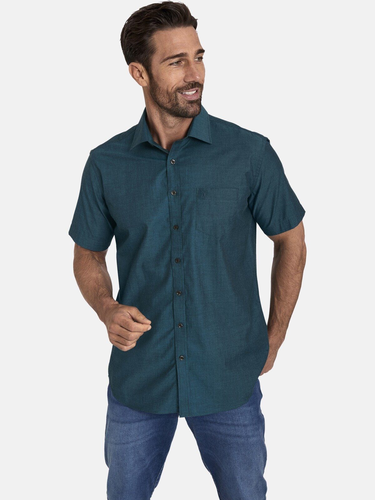Jan Vanderstorm Kurzarmhemd EVIN Comfort Fit günstig online kaufen