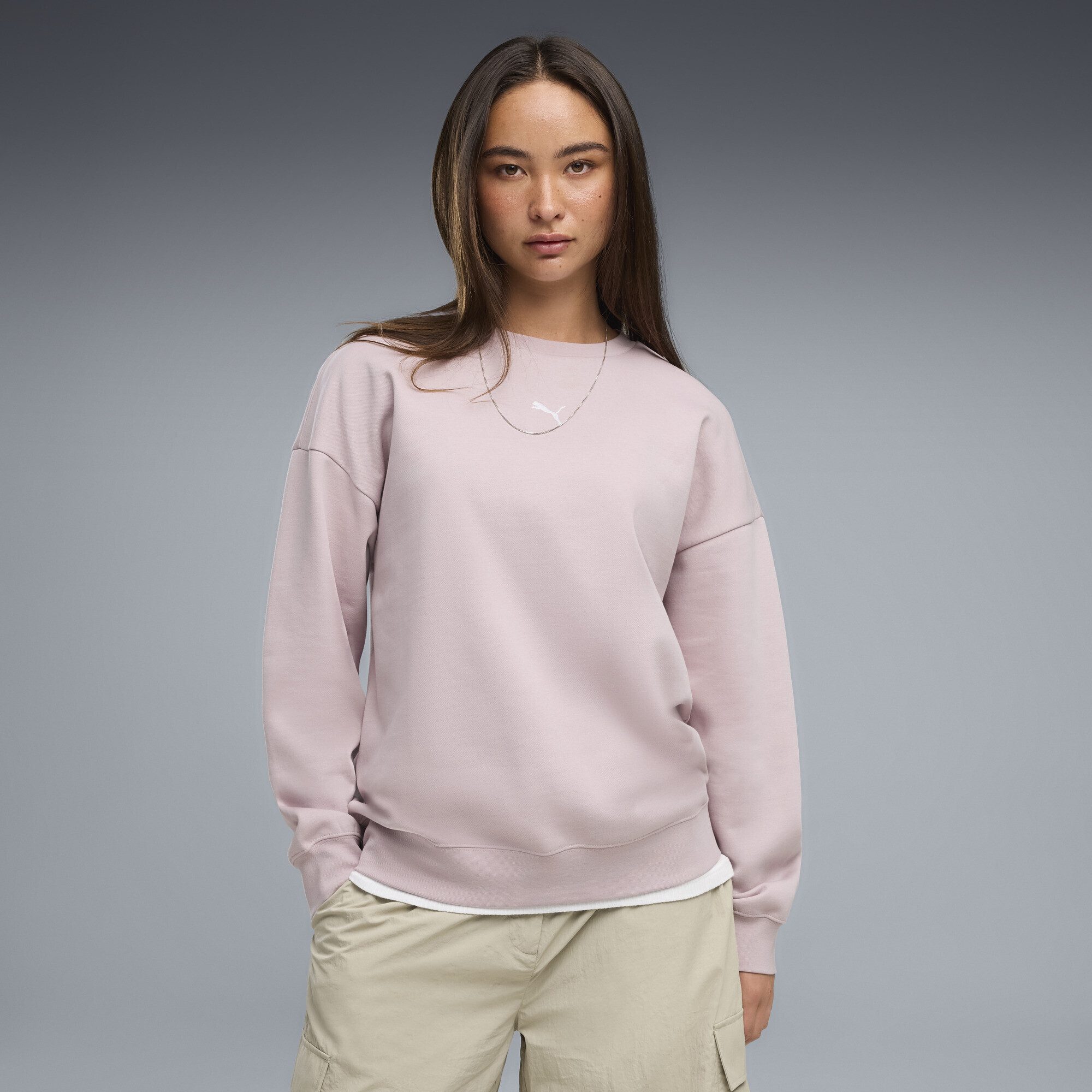 PUMA Sweatshirt Essentials Oversized Sweatshirt Damen