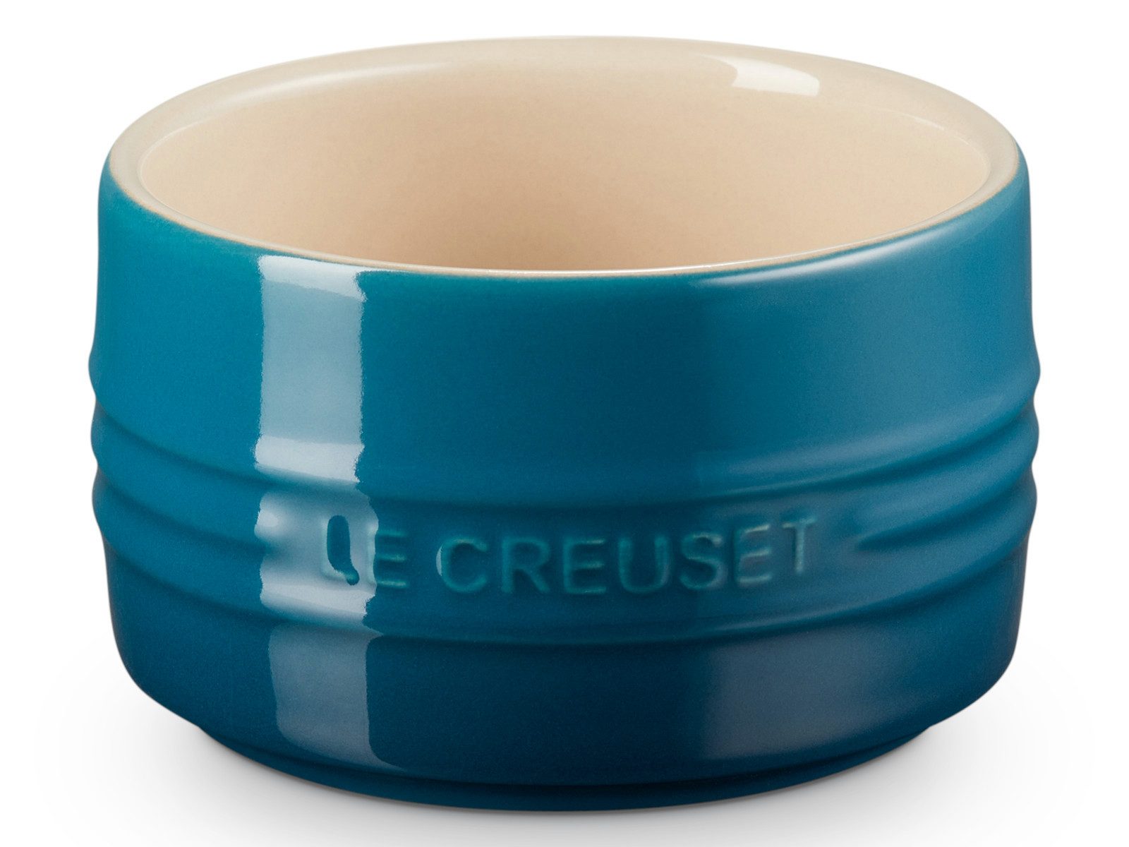 LE CREUSET Backform stapelbares Förmchen deep teal 8cm
