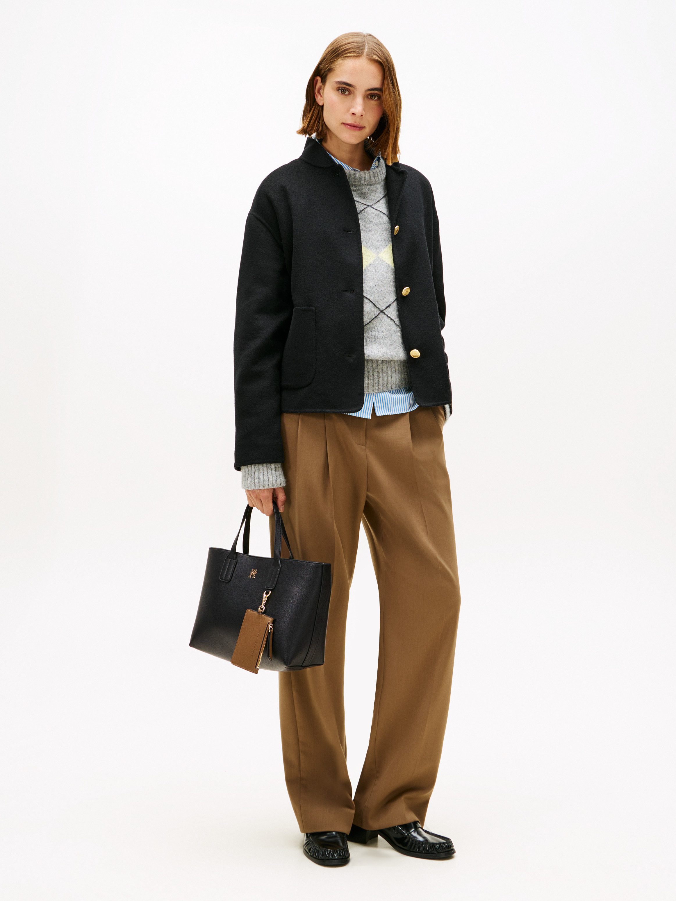 Tommy Hilfiger Tragetasche TH ICON MINI TOTE (2-tlg., Mit RV-Außentäschchen günstig online kaufen