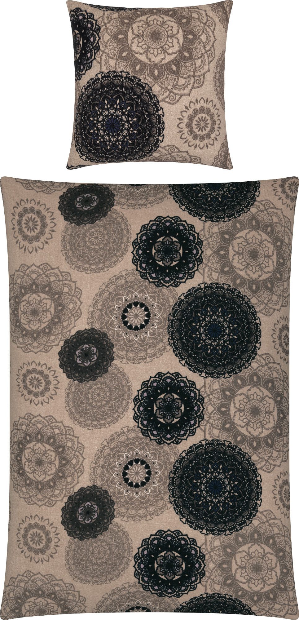 Erwin Müller Bettwäsche Bettwäsche, Baumwolle, Edelflanell Ornamente