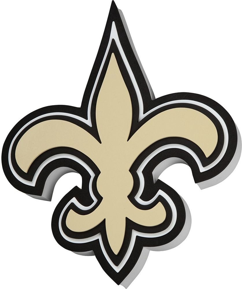 New Orleans Saints Dekoobjekt 3D FanFoam Super Size Wall Sign