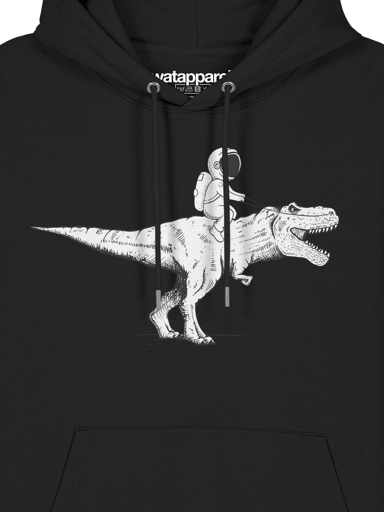 wat? Apparel Hoodie Astronaut on T-Rex