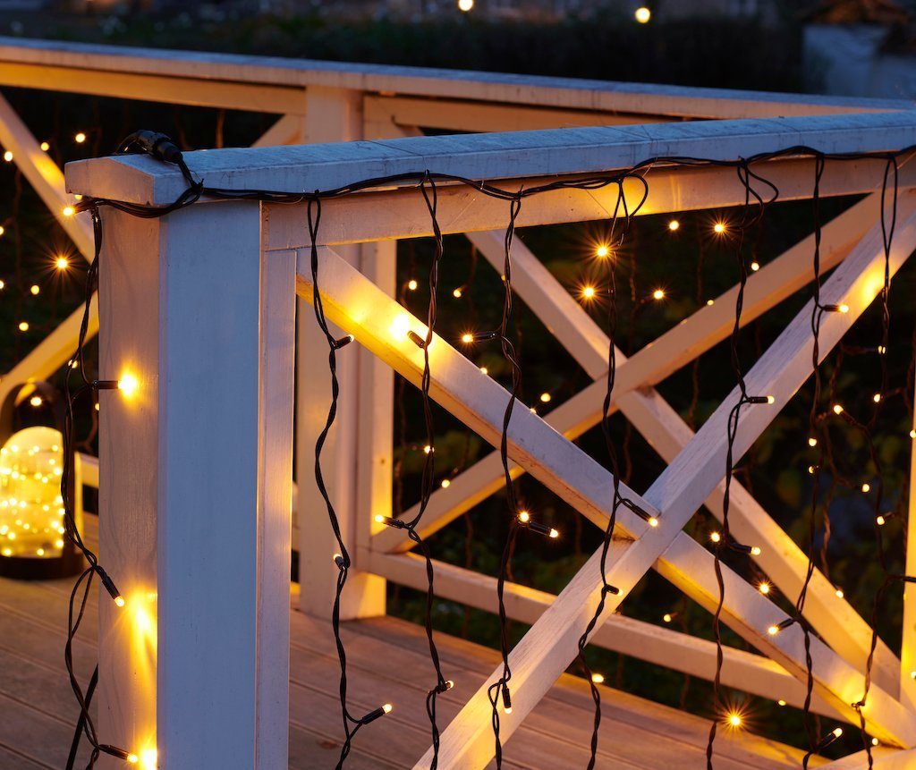 Sirius Home A/S LED-Lichtervorhang Sirius System Tech-Line LED warmweiß 230V Lichtervorhang