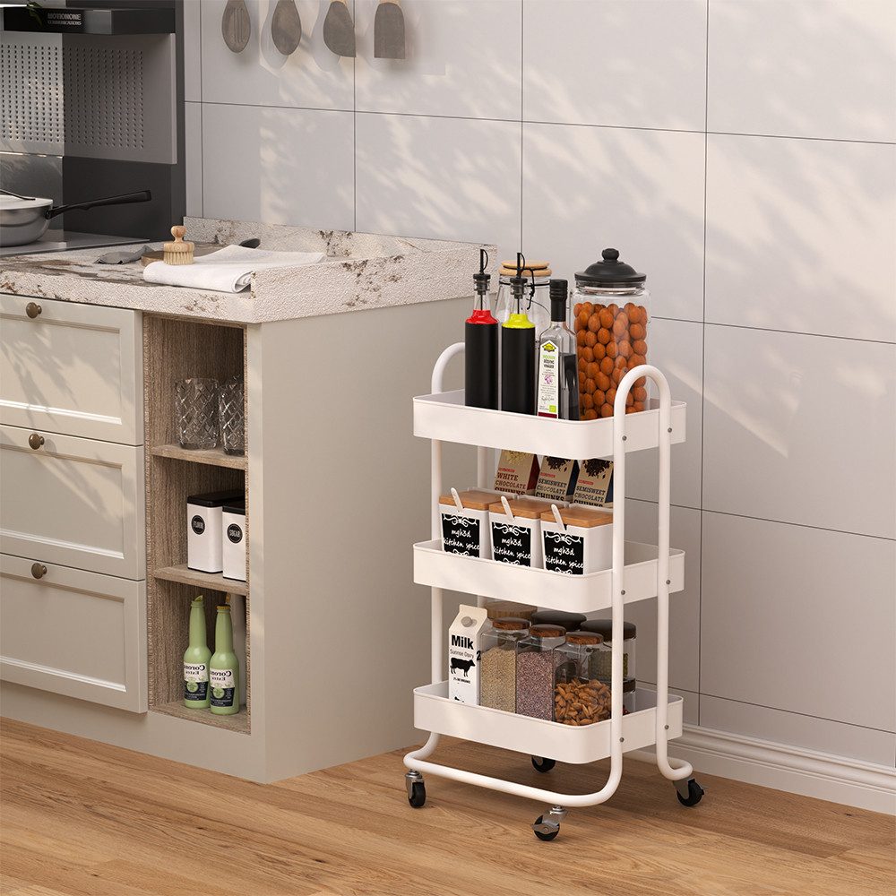 Vicco Barschrank Tron, Weiß, 45.9 x 78.7 cm