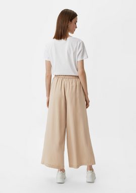 comma casual identity 7/8-Hose Relaxed: Culotte aus Lyocell Garment Dye