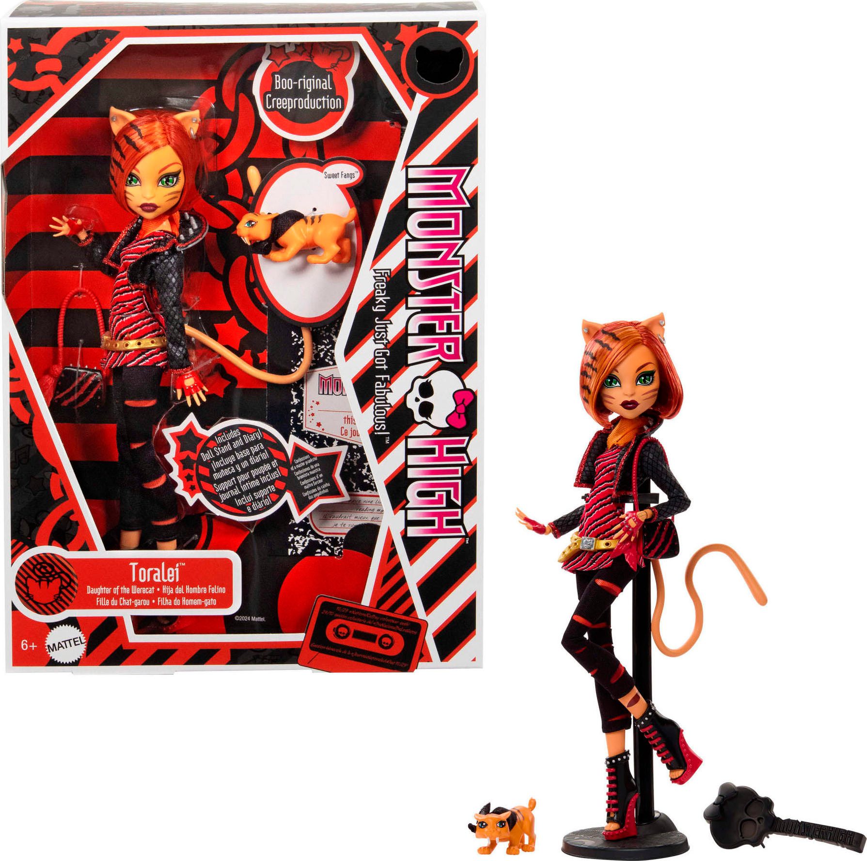 MonsterHigh™ Anziehpuppe Reproduktion der ursprünglichen Toralei-Puppe, günstig online kaufen