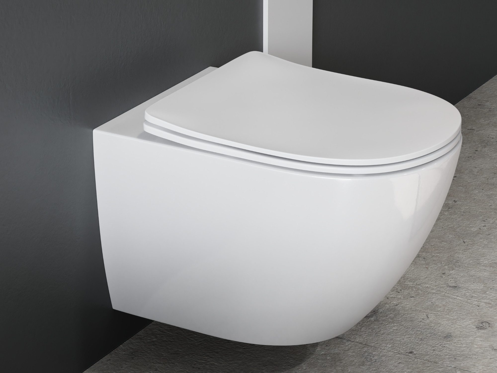 Aqua Bagno Tiefspül-WC Spülrandlose Toilette inklusive günstig online kaufen