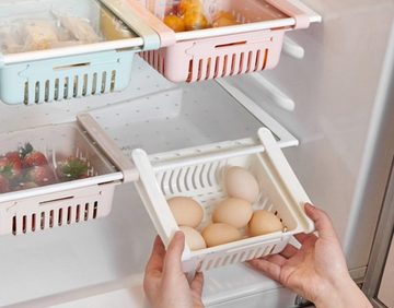 BAYLI Regal 3er Pack Universal Kühlschrank Organizer Eierbehälter für Kühlschrank