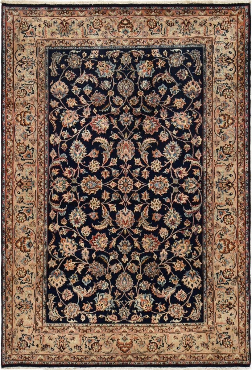 Orientteppich Mashhad 192x282 Handgeknüpfter Orientteppich / Perserteppich, Nain Trading, rechteckig, Höhe: 12 mm