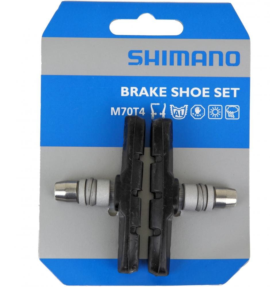 Shimano Felgenbremse SHIMANO Bremsschuh M70T4 Cartridge BR-R353 ? 1 Paar für Alufelgen, 86