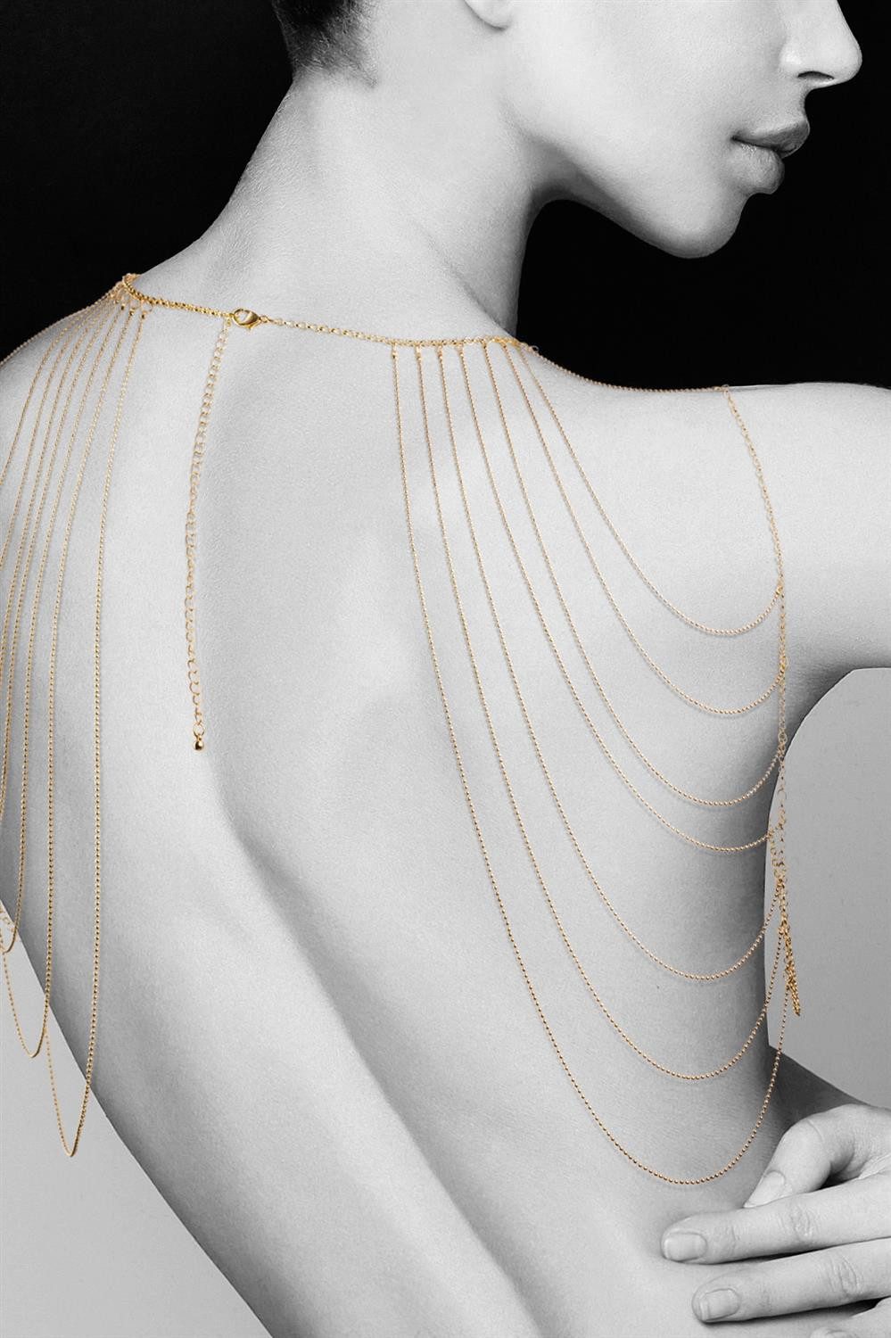 Bijoux Indiscrets Lange Kette The Magnifique Collection - Shoulder Jewel gold