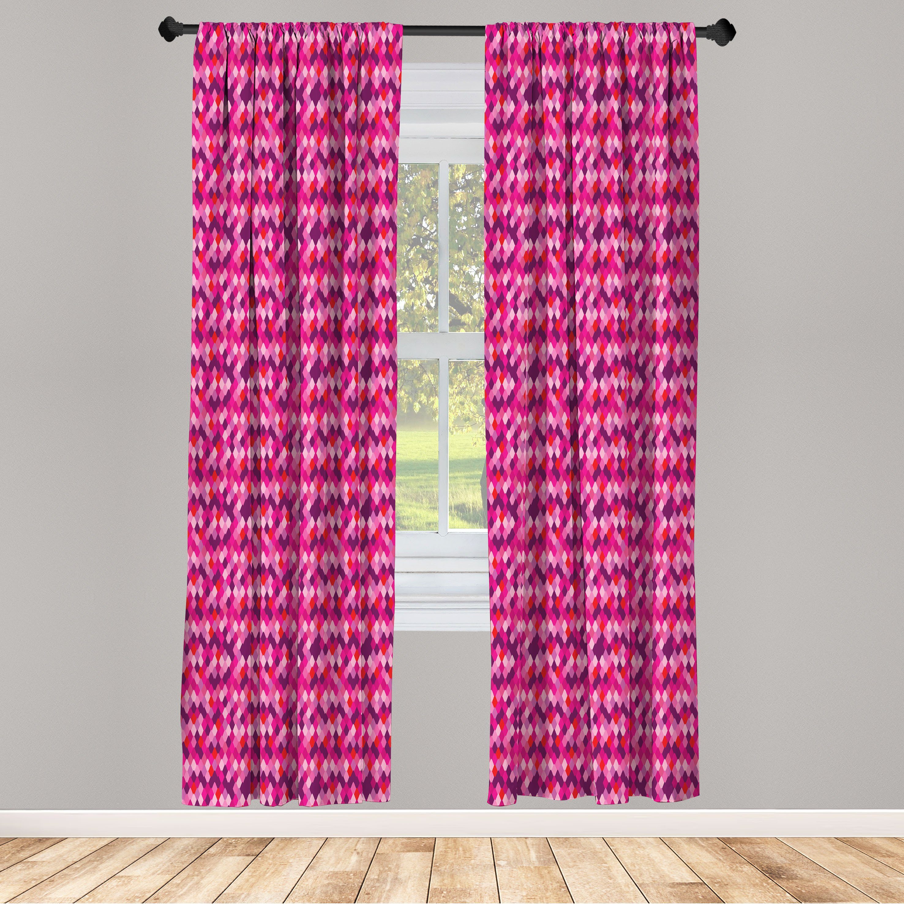 Gardine Vorhang für Wohnzimmer Schlafzimmer Dekor, Abakuhaus, Microfaser, Snakeskin drucken Pop-Art-Art-Haut