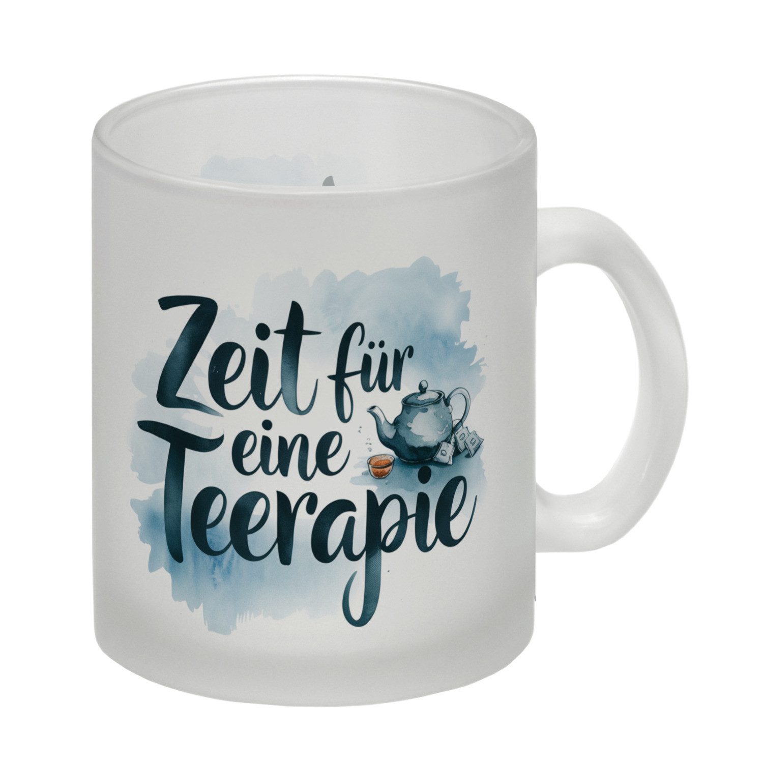 Tasse Zeit für eine Teerapie Glas Tasse für Teetrinker