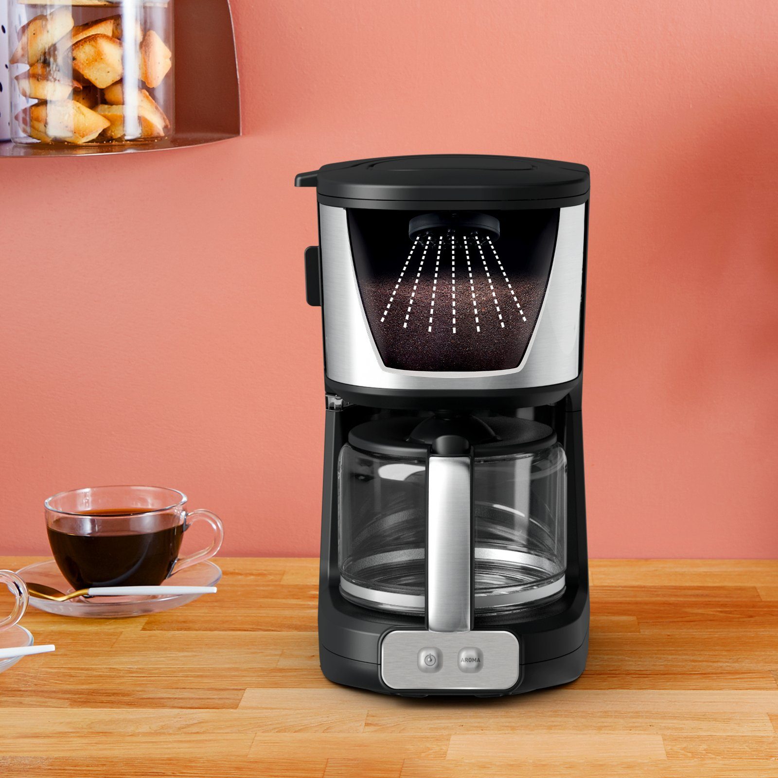 Kaffeekanne Tefal Element, Filterkaffeemaschine 1.25l