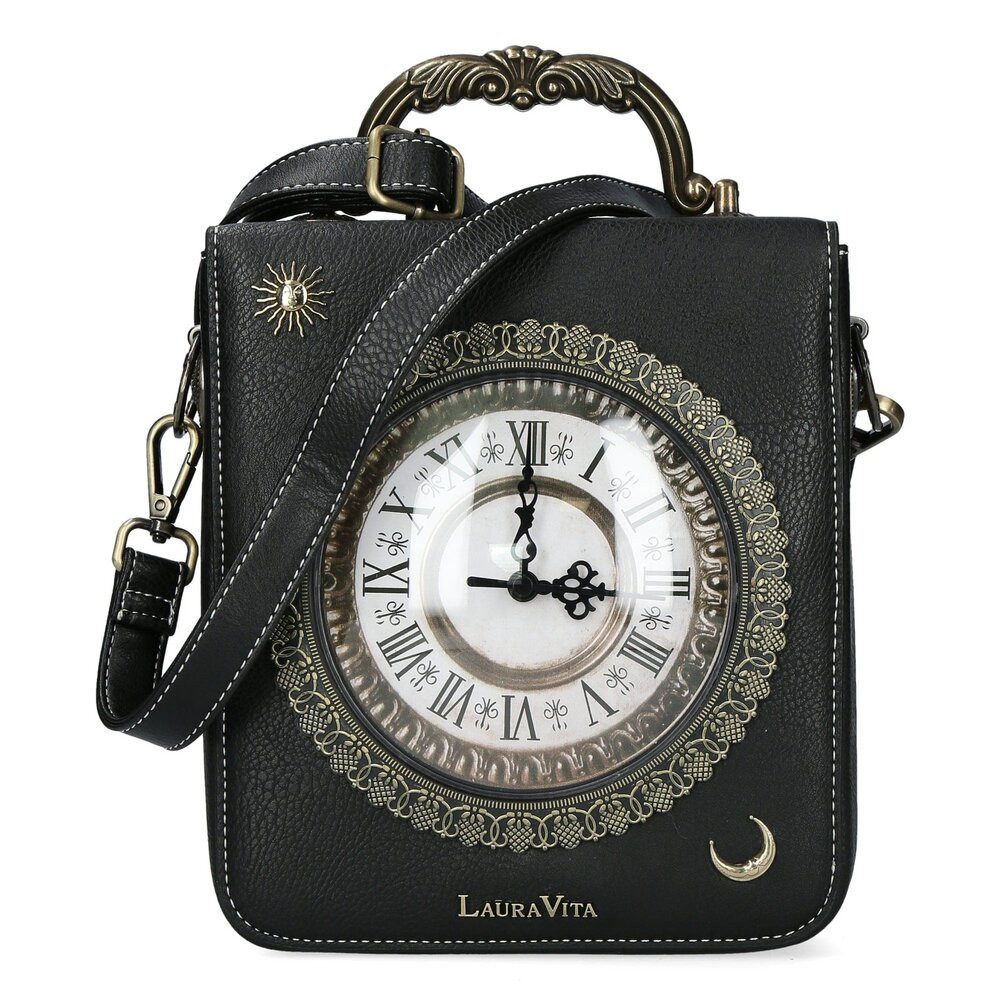 LAURA VITA Handtasche Laura Vita - Handtasche HORA - Schwarz