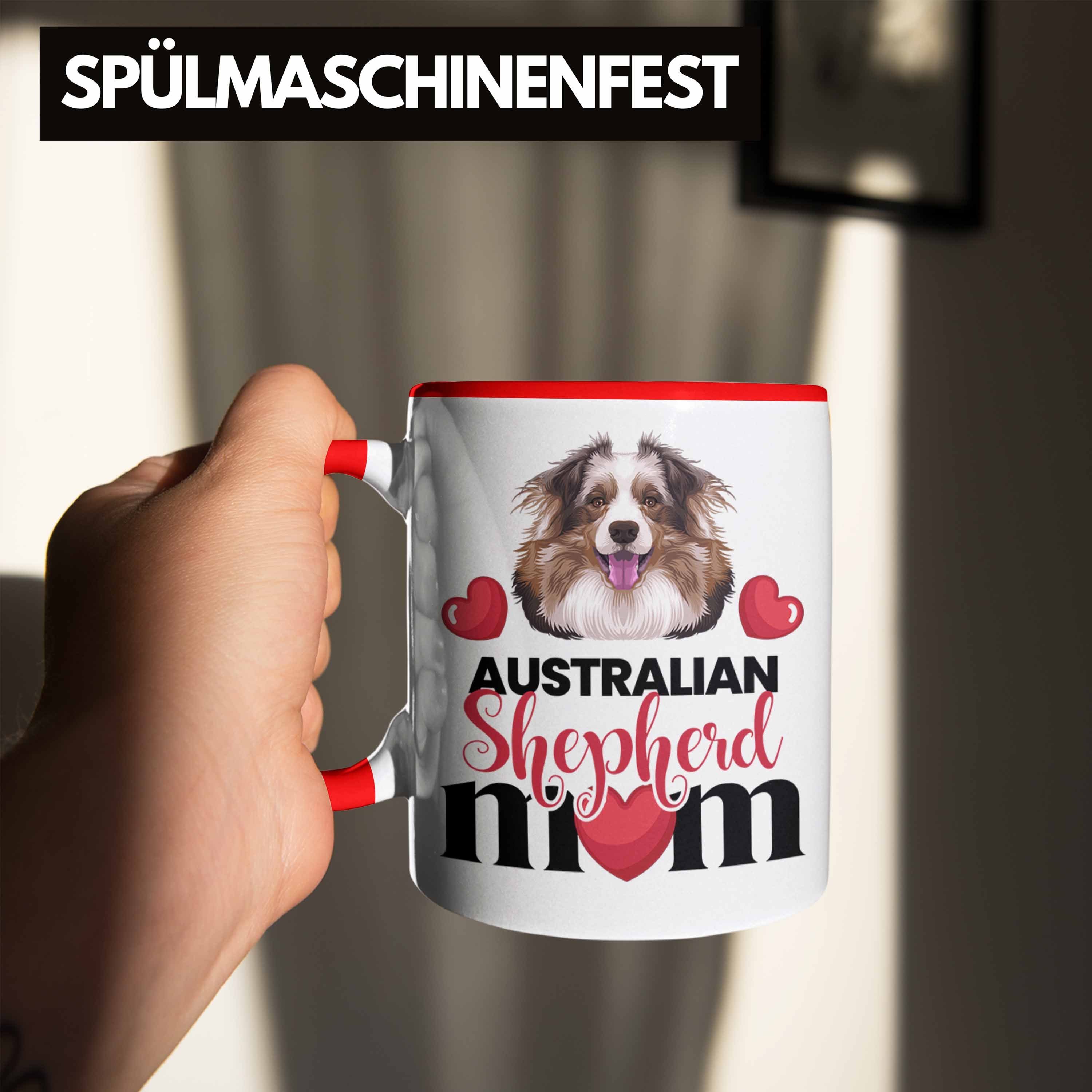 Trendation Tasse Australian Shepherd Rot Tasse Spruch G Mama Mom Lustiger Besitzer Geschenk