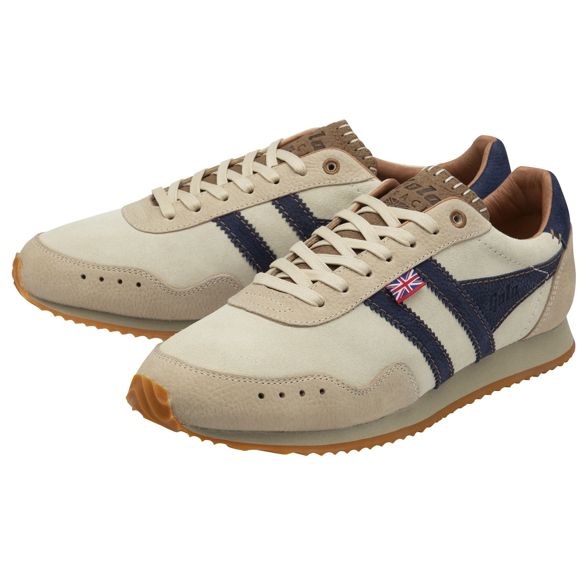 Track Cambridge 2025 - Made in England - beige/navyblau Herren Sneaker