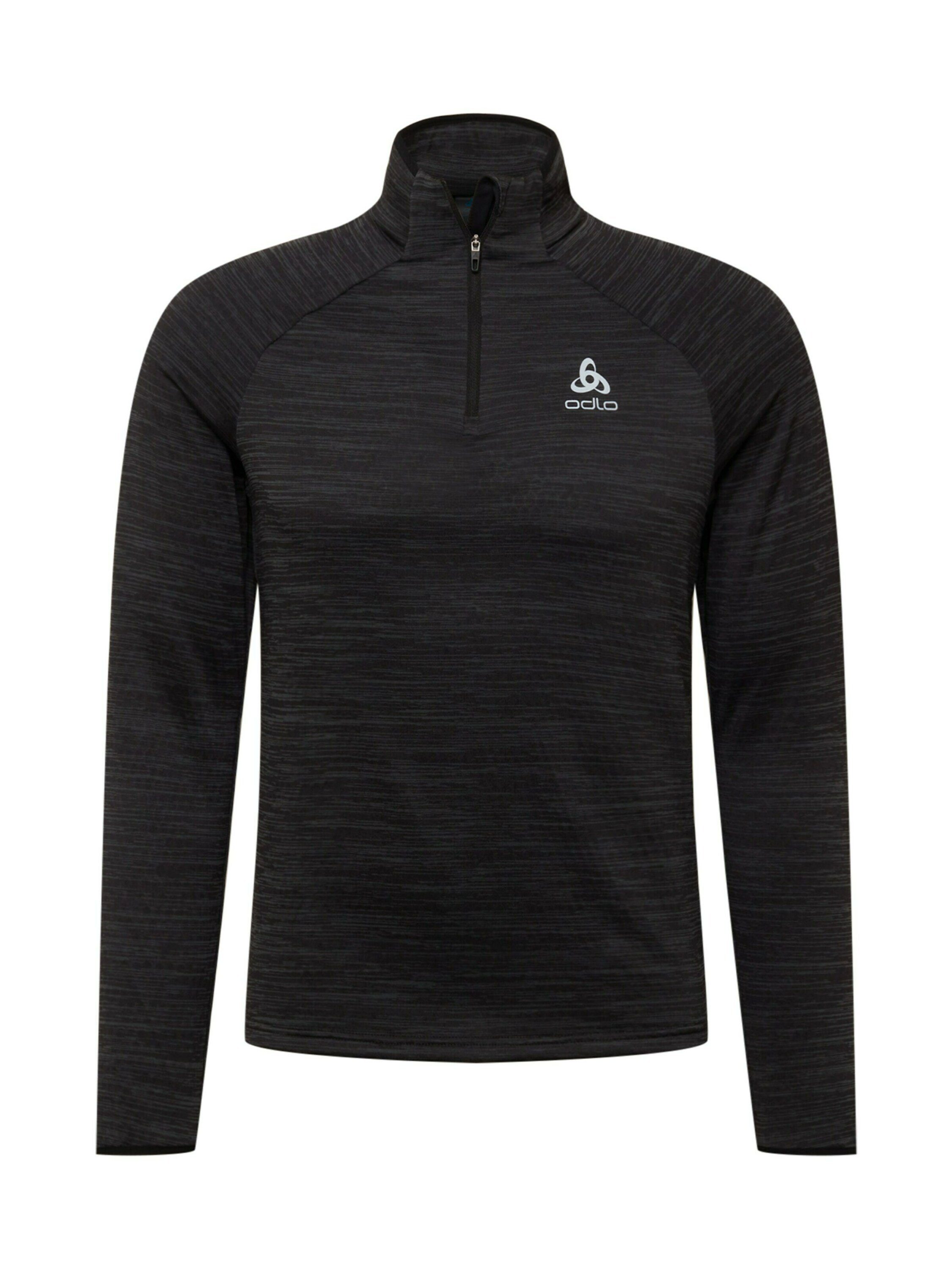 Millennium black melange Sweatshirt (1-tlg) Odlo 60008
