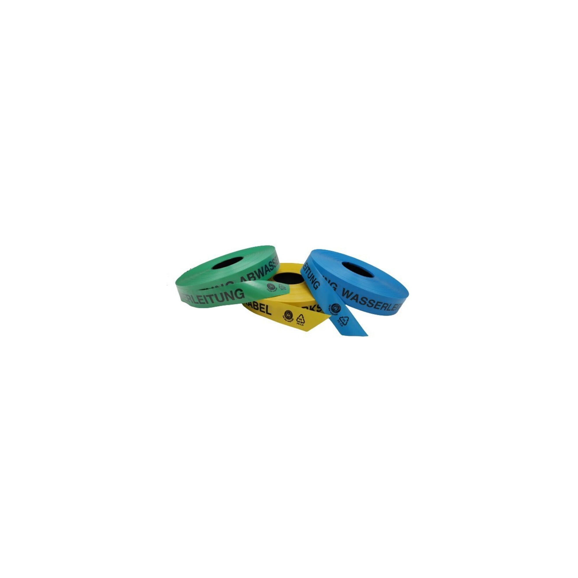Kelmaplast Absperrband KELMAPLAST Trassen-Warnband 250 m Achtung Kabel aus mind. 80% Regranul