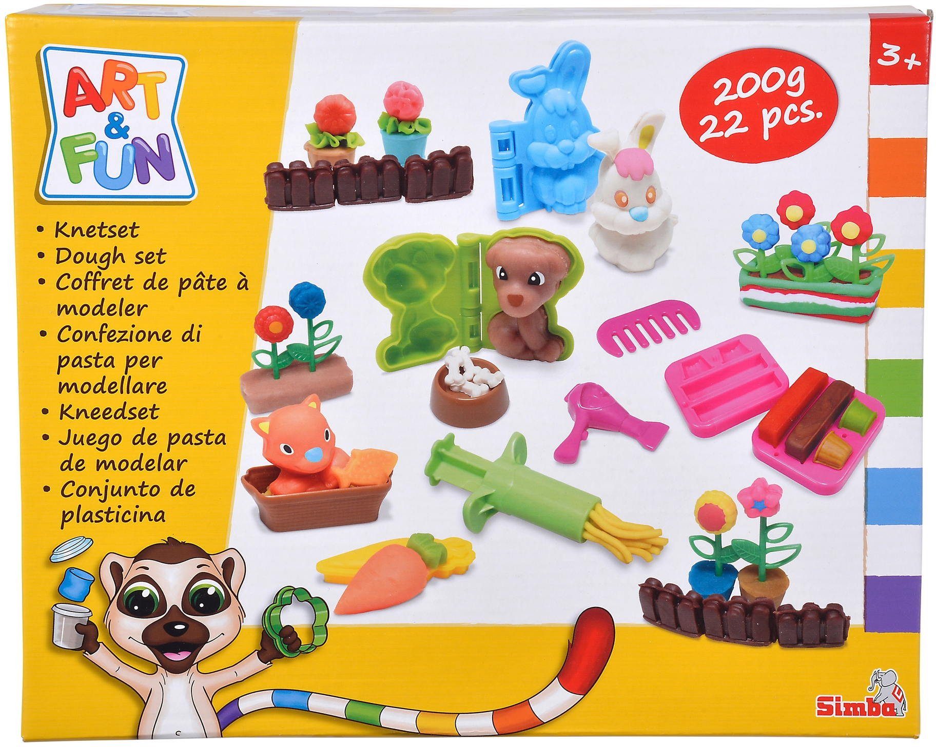 SIMBA Play-Doh Іграшки Kreativ Play-Doh ART & FUN Knetset Tierfreunde 106324616