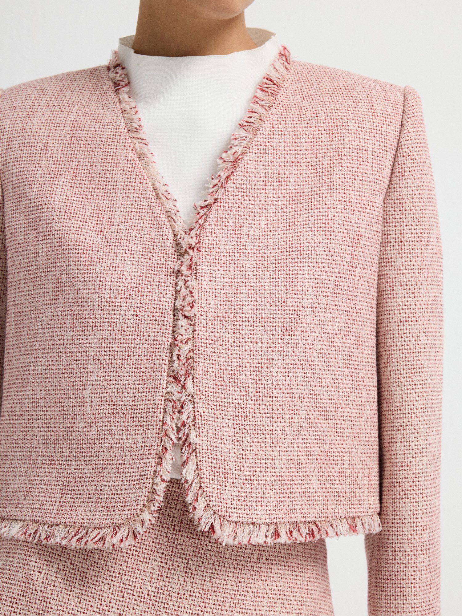adL Kurzblazer Kurze Tweedjacke – Bild 4 von 5