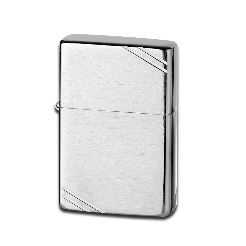 Coumo Feuerzeuge Design Benzinfeuerzeug, edel, mit Metall Geschenk Box