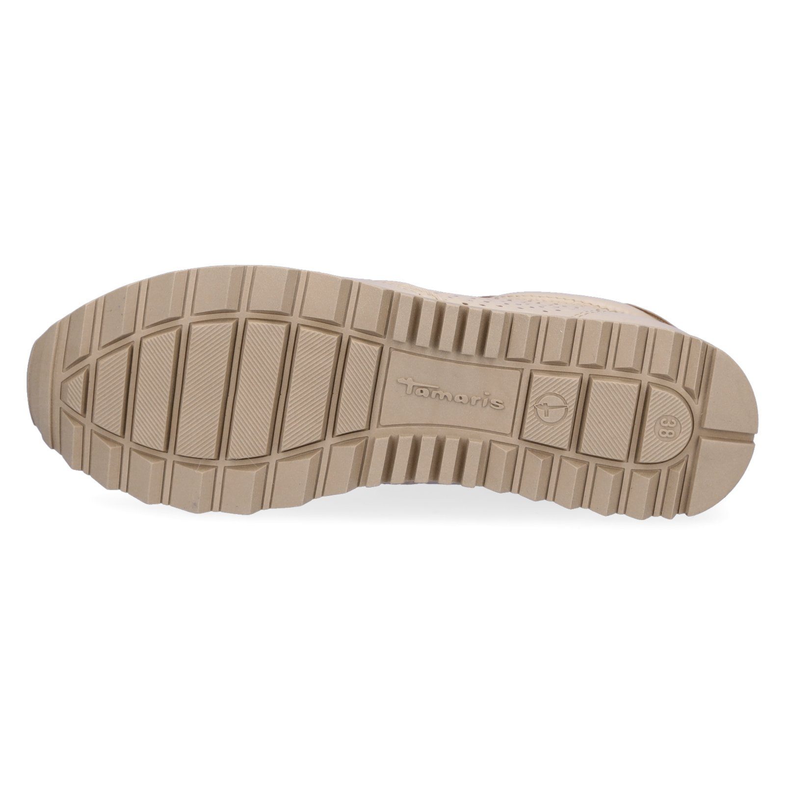 Sneaker Tamaris beige Sneaker Leder gold Damen Tamaris