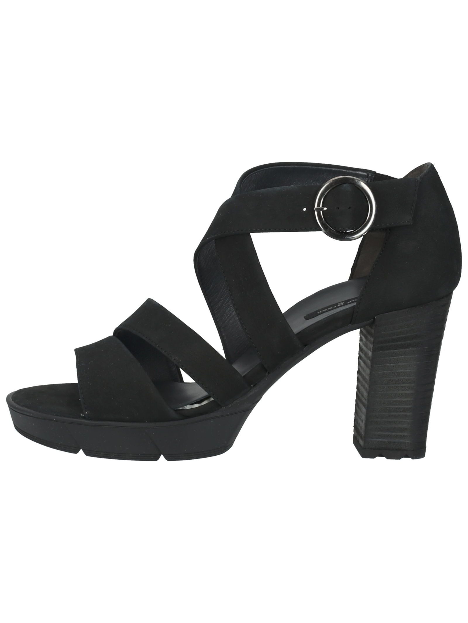 Paul Green Sandalen Nubukleder High-Heel-Sandalette günstig online kaufen