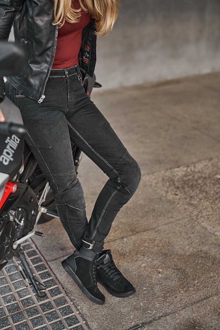 SHIMA Motorradhose Devon Damen Motorrad Jeans Black