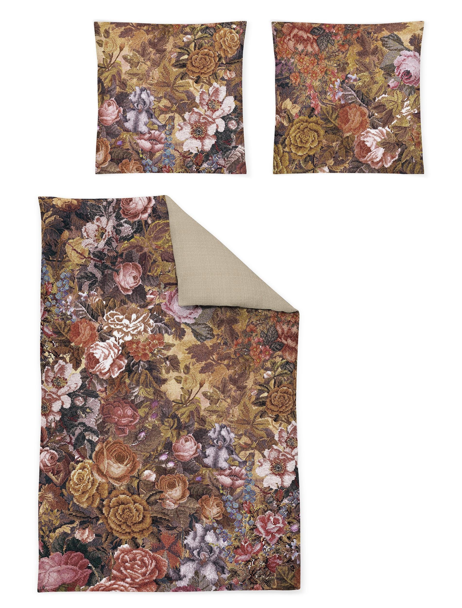 Irisette Wendebettwäsche Zobel 8873, Biber, 2 teilig, einzigartige kuschelig weiche Winterbettwäsche