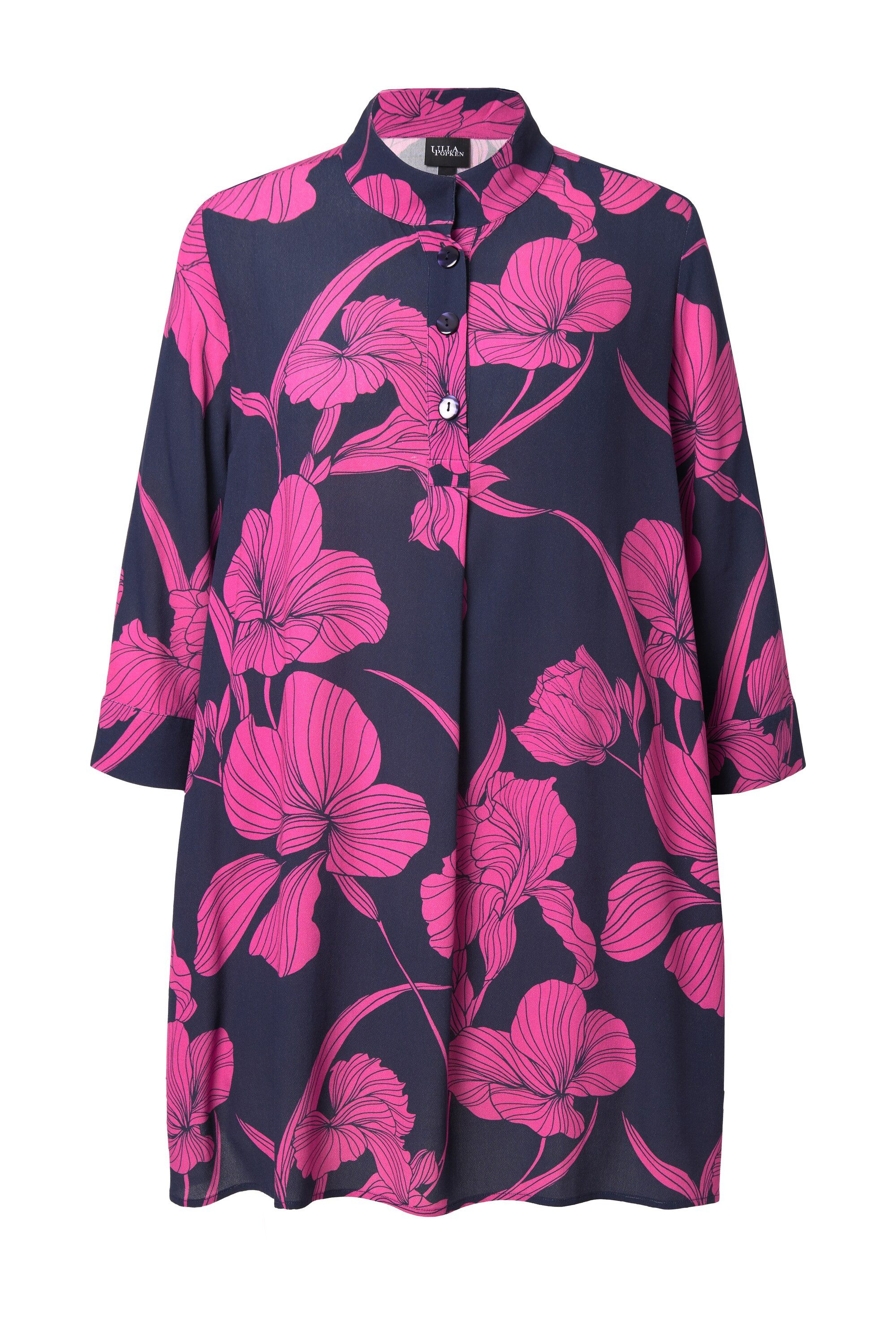 Ulla Popken Tunika Tunika Blüten A-Linie günstig online kaufen